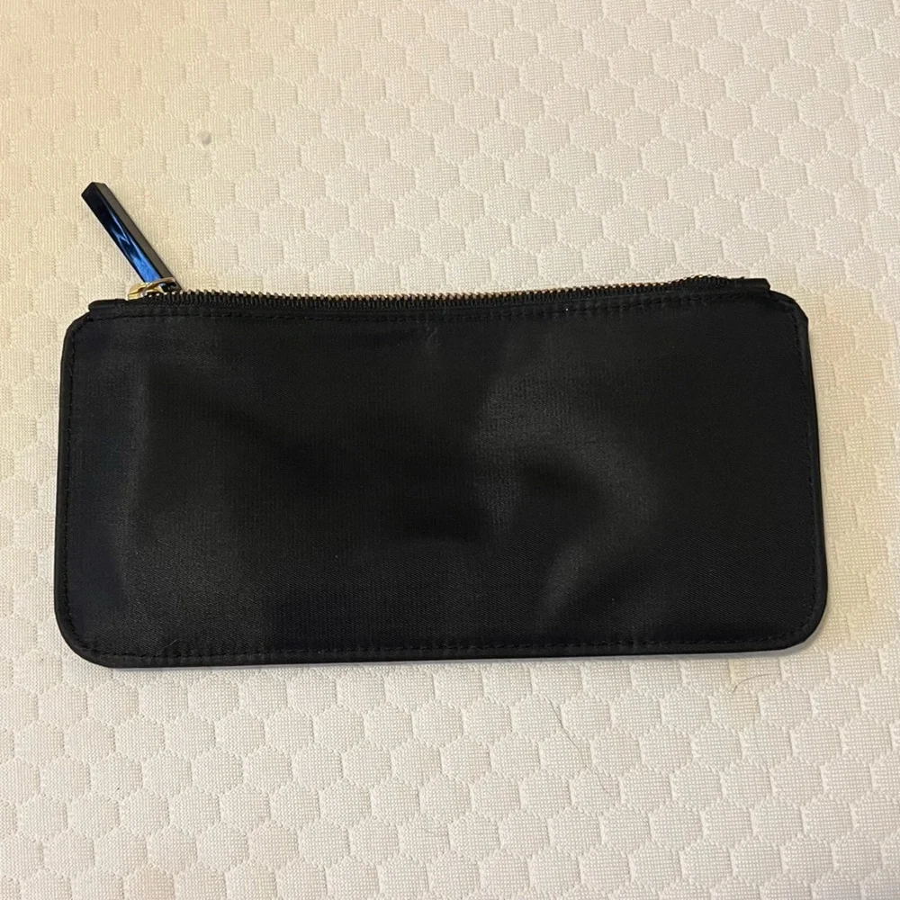 M·A·C Black Red Gold Zipper Makeup Bag / Cosmetic Case